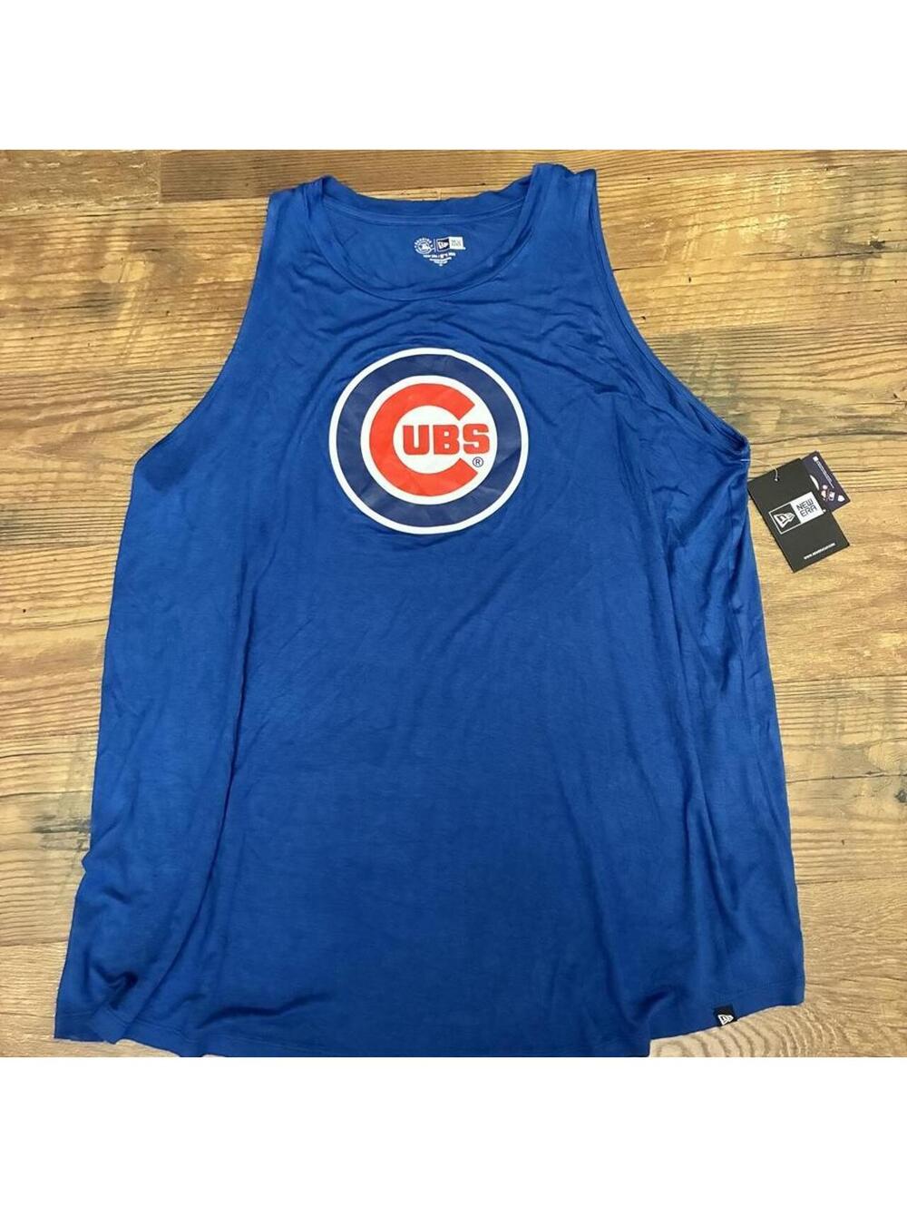 New Era Chicago Cubs blue tank top New Women’s XL